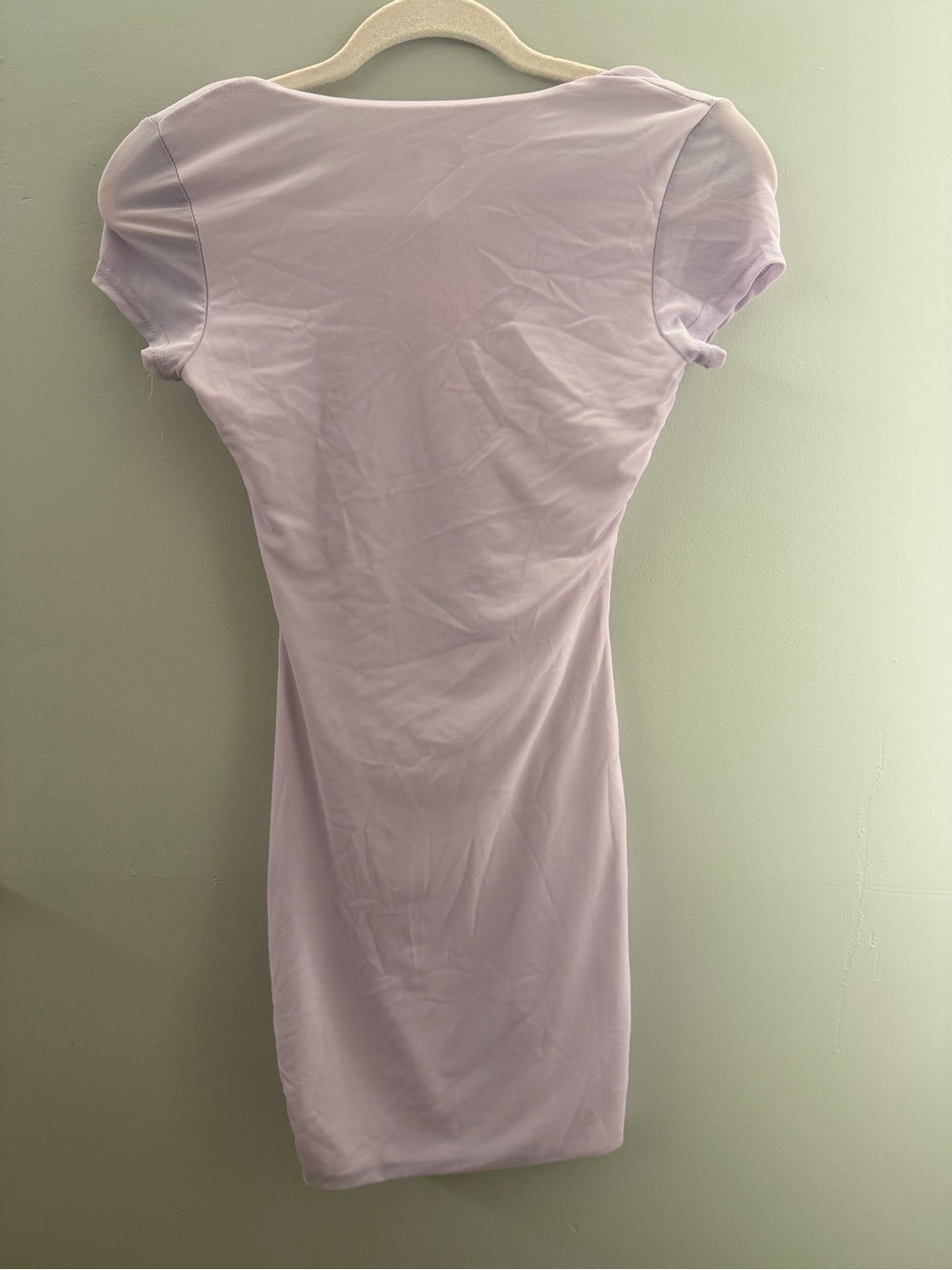ThatsSoFetch Lilac Cutout Scoop Mini Dress - Picture 6 of 7